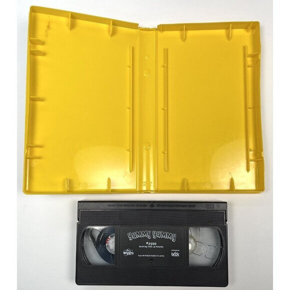 Lot 4 The Wiggles VHS Tapes Wiggly Safari Yummy Yummy Wiggle Time TESTED Work - Picture 6 of 13